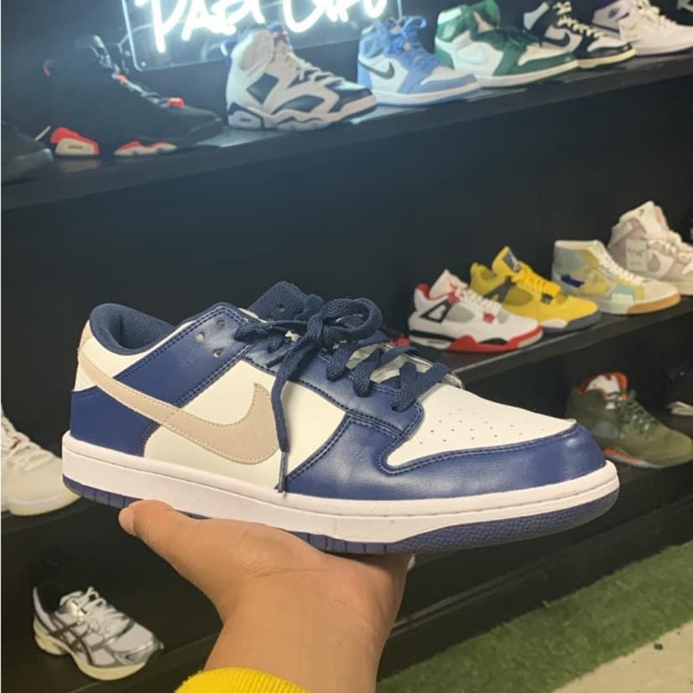 Nike Blue and White Sneakers